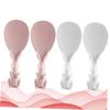 BIUDECO 4pcs Straw Rabbit Rice Spoon Multifunctional Non-stick Serving Spoon for Kitchen view 2