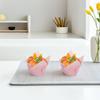 PRETYZOOM 100Pcs Tulip Cupcake Wrappers Liners Greaseproof Baking Cups for Muffins Cakes Party Favors Wedding Birthday Holiday Events 1.96 Inch view 4
