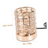 Holibanna Crystal Cylinder Wax Melt Warmer Multifunctional Burner for Home Decor Night Light Relaxation Spa Us view 2