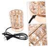 Holibanna Crystal Cylinder Wax Melt Warmer Multifunctional Burner for Home Decor Night Light Relaxation Spa Us view 4