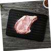Meat Defrost Tray for Meat, Fast Thawing Board, Black view 2