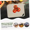FUNOMOCYA 1pc Wheat Straw Chopping Board Leak Groove Design Mincing Board for Kitchen for Fruit Vegetable Prep view 3