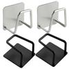 FELTECHELECTR Stainless Steel Sponge Storage Rack 4pcs Kitchen Sink Sponge Holder for Countertop Sink Rack view 1
