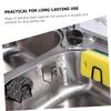 FELTECHELECTR Stainless Steel Sponge Storage Rack 4pcs Kitchen Sink Sponge Holder for Countertop Sink Rack view 4