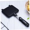 BIUDECO Sandwich Frying Pan Double-sided Non-stick Surface Bread Baking Plate Lightweight Portable Kitchen Supplies view 3
