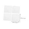 CIYODO 16pcs Neoprene Cup Coasters Car Coasters Portable Mats Household Sublimation Blank Surface for DIY view 4