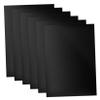 BIUDECO 6pcs Reusable Non-stick Oven Liners Baking Mats Easy Clean Grill for Even Heating Black for Bbq and Baking view 1