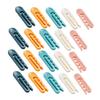 Amosfun 20pcs Windproof Clip Plastic Clothespins Jean Hangers Plastic Hangers Chip Clips Clothespins Peg Clothes Underwear Clamp Suit Household Drying Rack view 1
