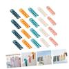 Amosfun 20pcs Windproof Clip Plastic Clothespins Jean Hangers Plastic Hangers Chip Clips Clothespins Peg Clothes Underwear Clamp Suit Household Drying Rack view 4