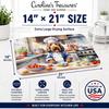 Caroline's Treasures DAC6295DDM Otterhound The Chef Dish Drying Mat Absorbent Dish Drying Mat Pad for Kitchen Counter Dish Drainer Mat for Countertop, 14 x 21", Multicolor view 4