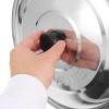 BESPORTBLE Stainless Steel Pot Lid Wok Lid 14 Inch Small Electric Skillet Silicone Cooking Utensils Lid for Pan Glass Baking Dish with Lid Home Plastic Travel Oil Splash Spaghetti, 35.00X35.00X7.00CM view 4