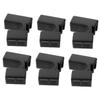 COLLBATH 6pcs Reusable Plastic Chopstick Clips Lightweight Training Helpers for Beginners Easy to Use and Carry for Home and Restaurant Use view 1