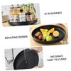 COLLBATH Stainless Steel Rotating Seasoning Storage Rack Kitchen Condiment Holder for Easy Access Capacity Spice Tray for Organized Countertop Use view 2
