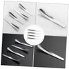 SHOWERORO 4Pcs Stainless Steel Egg Spoons Small Silver Spoons for Breakfast and Dessert Serving Utensils Easy to Clean Compact Kitchen Flatware view 3