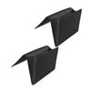 HOLIDYOYO 2pcs Felt Storage Bags Bedside Hanging Organizer Pouch Black No Pocket Premium Felt Case for Tidy Sundries Multi-use Storage for Home Bed Sofa Desk view 1