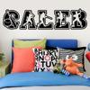 Baseball Custom Name Vinyl Wall Decal Sticker Art for Boys Rooms, Personalized Base Ball Player Theme Bedroom Decor for Kids view 2