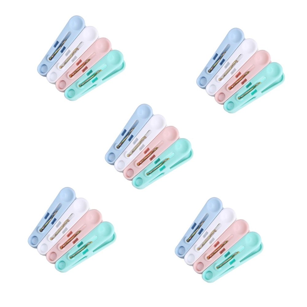 Amosfun 100pcs Practical Clothespin for Home Versatile Windproof Clip Quilt Clips Clothing Pegs Bulk Pack