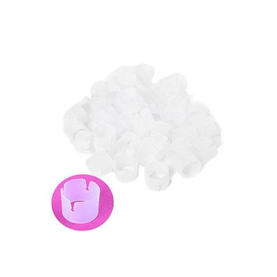 Amosfun Balloon Flower Accessory Set 50pcs Clip Ring Buckle for Balloon Arch Easy to Use for Party Decorations