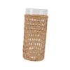 Amosfun Decorative Glass Cup with Straw Woven Sleeve Creative Household Glassware for Home Decor Friends and Family Straw Material Unique Design view 1