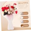 Zerodeko Modern Floral Vase Ceramic Water Vase Contemporary Decor for Home Decorative Plant Pot view 3