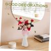 Zerodeko Modern Floral Vase Ceramic Water Vase Contemporary Decor for Home Decorative Plant Pot view 4