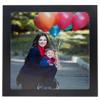 ArtToFrames 20x30 CM / 7.87x11.81 INCH Black Picture Frame, This 1.25 Inch Custom MDF Poster Frame is Black - Comes with Regular Glass and Corrugated Backing view 2