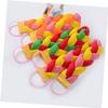 Anneome Super Absorbent Bath Towel Long Strip Back Pulling Towel Soft Non-rubbing for Shower Random Color view 2