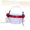 Amosfun Portable Wedding Basket Flower Girls Basket for Wedding Decoration Centerpiece view 4