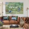 First Steps (after Millet) by Vincent Van Gogh Poster Cool Artworks Painting Wall Art Canvas Prints Hanging Picture Home Decor Posters Gift Idea 12x18inch(30x45cm) view 3