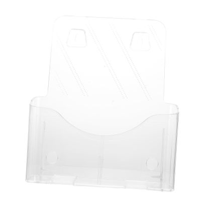 Holibanna Desktop Magazine Stand Plastic Three Layer Office Holder