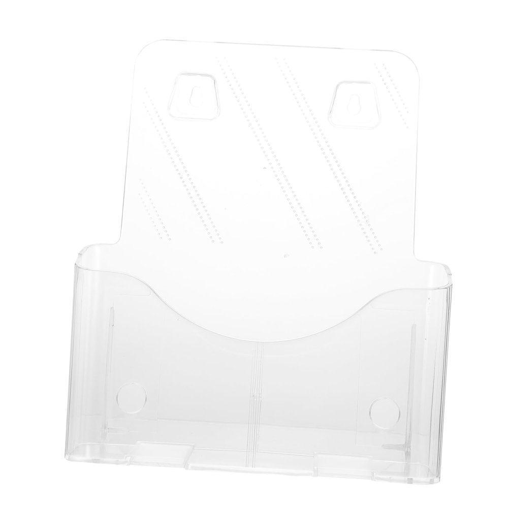 Holibanna Desktop Magazine Stand Plastic Three Layer Office Holder