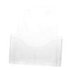 Holibanna Desktop Magazine Stand Plastic Three Layer Office Holder view 1