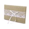 PRETYZOOM Jute Lace Guestbook Pen Stand Bridal Shower Decor Wedding Reception Accessory view 4