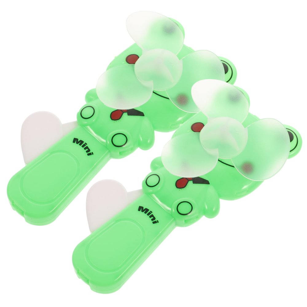 Amosfun Mini Handheld Frog Fan Portable Personal Fan for Summer Easy Operation