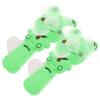 Amosfun Mini Handheld Frog Fan Portable Personal Fan for Summer Easy Operation view 1