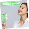 Amosfun Mini Handheld Frog Fan Portable Personal Fan for Summer Easy Operation view 4