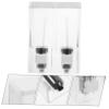 Holibanna Wall-Mounted Shampoo Dispenser with Dual Chambers No-Drill Installation Refilling and Cleaning Convenience for Shower and Bathroom Use view 4
