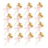 FELTECHELECTR 50Pcs Carousel Horse Cupcake Toppers Unique Cake Decorations for Birthdays Showers and Horse Themed Parties Pretty Horse Cake Picks for Desserts and Celebrations view 1