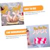 FELTECHELECTR 50Pcs Carousel Horse Cupcake Toppers Unique Cake Decorations for Birthdays Showers and Horse Themed Parties Pretty Horse Cake Picks for Desserts and Celebrations view 2
