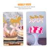 FELTECHELECTR 50Pcs Carousel Horse Cupcake Toppers Unique Cake Decorations for Birthdays Showers and Horse Themed Parties Pretty Horse Cake Picks for Desserts and Celebrations view 3