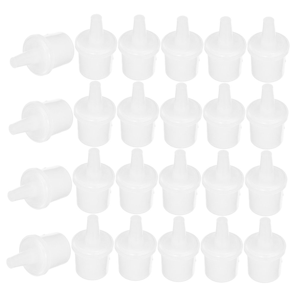 NOLITOY 100pcs Eyelash Glue Tips Fine Glue Bottle Tips for Enhanced Control for Eyelash and Nail Applications Fit Prevents Curing