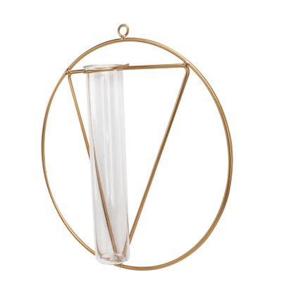 PRETYZOOM Glass Flower Vase Wall-Mounted Decorative Vase Home Decoration Adorn Your Space