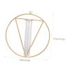PRETYZOOM Glass Flower Vase Wall-Mounted Decorative Vase Home Decoration Adorn Your Space view 2
