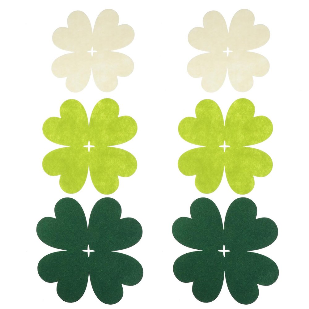 ABOOFAN Pan Protectors for Stacking 6pcs Pot and Pan Protectors St Patricks Day Pan Pads Tableware Mat Cookware Dividers Pads for Stacking Protecting Pot Separators Pads a