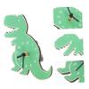 Holibanna Household Green Dinosaur Clock Silent Large Numbers Boys and Girls-Friendly Room Decor Easy Install view 2