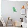 Holibanna Household Green Dinosaur Clock Silent Large Numbers Boys and Girls-Friendly Room Decor Easy Install view 4