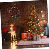 ORFOFE 1pc Elegant Christmas Wreath Pine Cones Ornaments Festive Garland for Door Wall Tree Holiday Accessory for Joyful Celebrations view 3