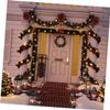 ORFOFE 1pc Elegant Christmas Wreath Pine Cones Ornaments Festive Garland for Door Wall Tree Holiday Accessory for Joyful Celebrations view 4