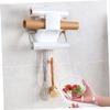 CIYODO Kitchen Multifunction Cling Film Holder Towel Storage Mounted Foil Organizer for Efficient Kitchen Storage Organization view 4