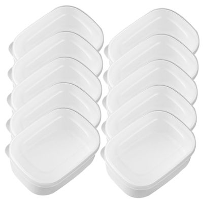 BESTOYARD Food Storage 10pcs Packing Crisper Convenient Fridge Organizer Dish Drying Rack Meal Prep Containers Reusable Compact Fridge Organizer Storage Containers Fruit Pp Food With Cover
